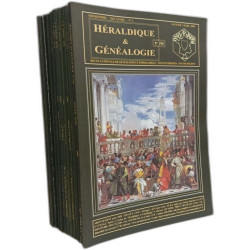 Hérladique et généalogie 12 numéros - du n°190 au n°201 entre 2009...