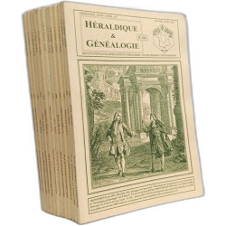 Hérladique et généalogie - 12 numéros - du N°162 au N°172 - entre...