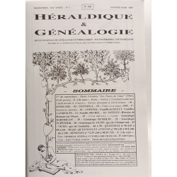 Hérladique et généalogie 12 numéros - du n°190 au n°201 entre 2009...