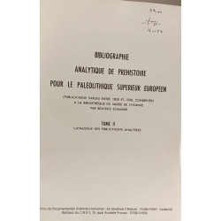 TOME II catalogue des publications analysées --- Bibliographie...