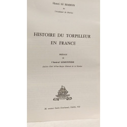 Histoire du torpilleur en France