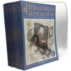 Hérladique et généalogie - 16 numéros n°202 au n°217 entre 2012 et...