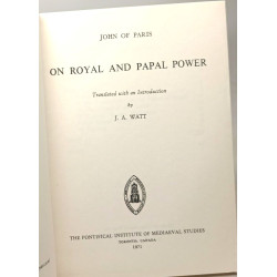 On royal and papal power