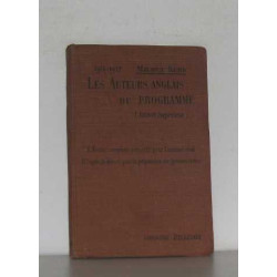 Les auteurs anglais du programme (brevet supérieur)