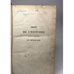 Précis de l'Histoire et de la Géographie du Moyen Age depuis la...