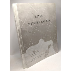 Revue d'études ligures - XXXIXème année n°1 Janvier/Mars 1973 +...