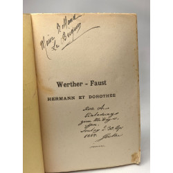 Werther - Faust - Hermann et Dorothée / Les meilleurs auteurs...