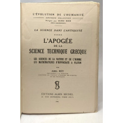 L'apogée de la science technique grecque - les sciences de la...
