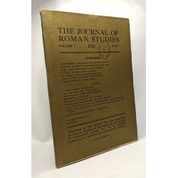 The journal of roman studies - VOLUME V 1915 - Part 2
