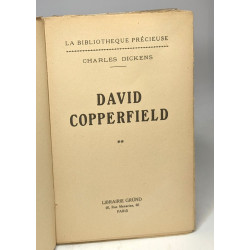 David Copperfield - TOME 2 / La bibliothèque précieuse