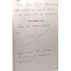 En garde à vue --- avec hommage de l'auteur