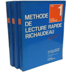 Méthode de lecture rapide Richaudeau - tome 1/ Cours théorique +...