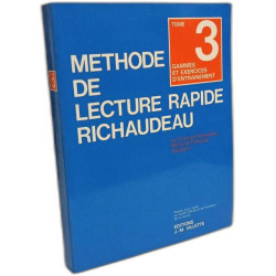 Méthode de lecture rapide Richaudeau - tome 1/ Cours théorique +...