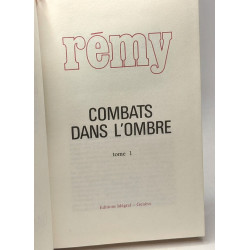 Les combats de l'ombre - TOME 1 et 2