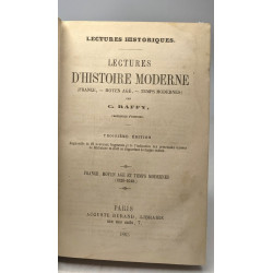 Lectures d'Histoire Moderne - France, Moyen Age, Temps modernes...