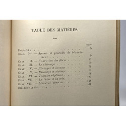 Le blanchiment - chimie et technologie des procédés industriels de...