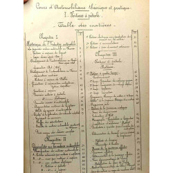 Cours d'automobilisme théorique et pratique professé à l'école...