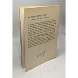La Foi ne sert à rien