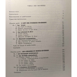 Les ivoires mycéniens - essai sur la formation d'un art mycénien +...