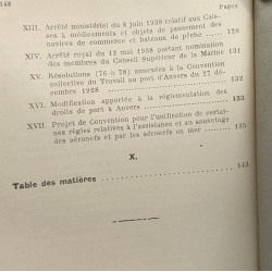 Rapport du Comité 1938