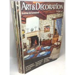 4 numéros de Art et décoration la revue de la maison: n°178 (1974)...