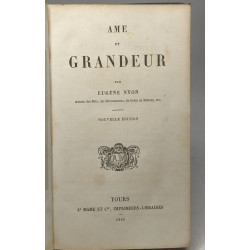 Ame et grandeur --- nouvelle édition