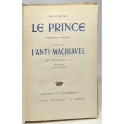 Le prince traduit par Guiraudet suivi de l'Anti-machiavel de...