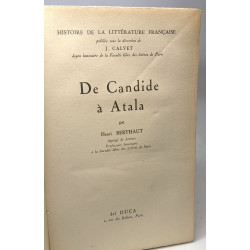 De Candide à Atala - Histoire de la littérature française