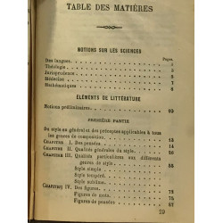 Manuel à l'usage des élèves de la IIe classe A. M. SS. CC. J. M. G
