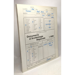Documents d'archéologie régionale - 1. 1986 / Collection...