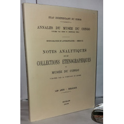 Notes analytiques sur les collections ethnographiques du musée du...