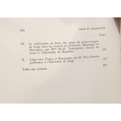 Liège et Bourgogne - actes du colloque tenue à Liège les 28 29 et...