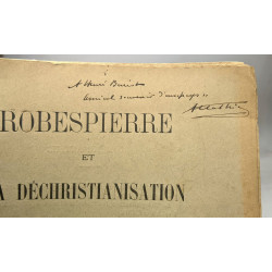 Robespierre et la déchristianisation - extrait des annales...