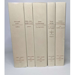 Lot prix nobel de littérature années 1930 aux éditions Rombaldi -...