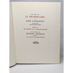 Lot prix nobel de littérature années 1930 aux éditions Rombaldi -...