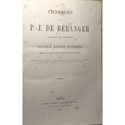 Chansons de P.-J. de Béranger - anciennes et posthumes - nouvelle...