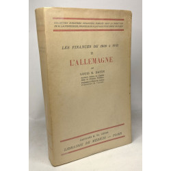 L'Allemagne TOME II - les finances de 1939 à 1945