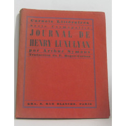 Carnets littéraires série cosmopolite journal de henry luxulyan