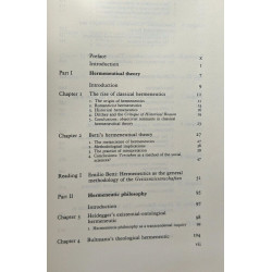 Contemporary Hermeneutics