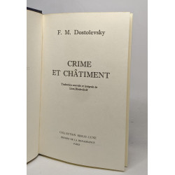 Lot de 3 ouvrages de " Dostoïevsky" L'idiot / crime et châtiment /...