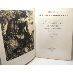 Stendhal oeuvres complètes - XXV volumes - textes établis par...