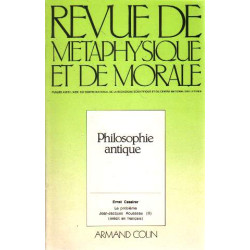 Philosophie antique. revue de métaphysique et de morale n°3