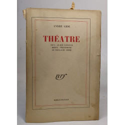 Lot de 6 ouvrages d'André Gide: Paludes / Corydon / Le prométhée...
