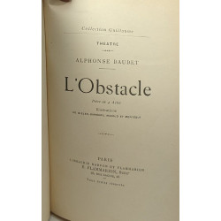 L'obstacle - théâtre - collection Guillaume