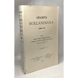Analecta Bollandiana TOMUS VIII - Carolus de Smedt - ediderunt...