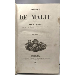 Histoire de Malte - TOME PREMIER et SECOND compilés en un volume