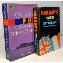 A Dictionary of British History + Harrap's pocket dictionnaire:...