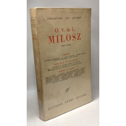 O.V. de L. Milosz (1877-1939) / collection des lettres