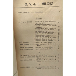 O.V. de L. Milosz (1877-1939) / collection des lettres