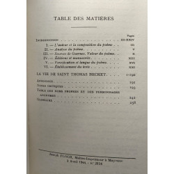 La Vie de Saint Thomas Becket